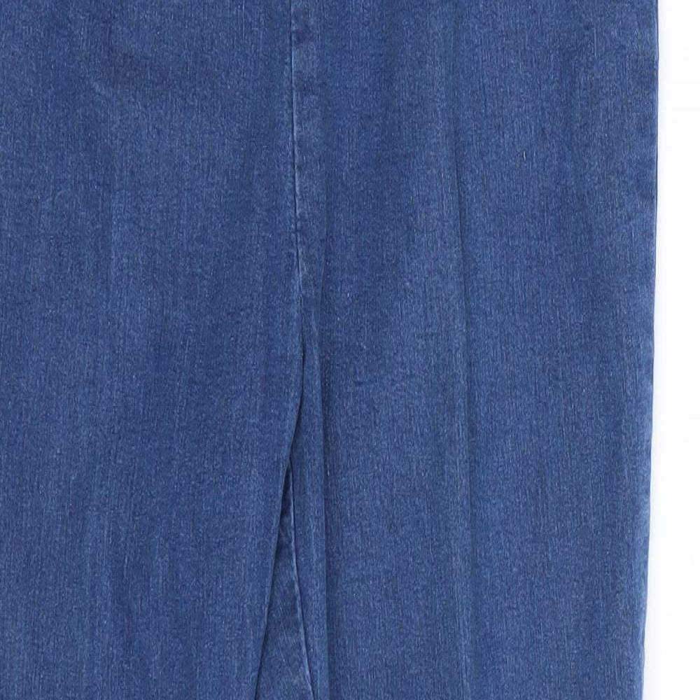 Anthology Womens Blue  Denim Jegging Jeans Size 14 L24 in