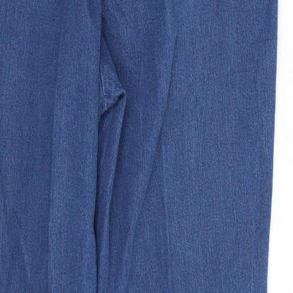 Anthology Womens Blue  Denim Jegging Jeans Size 14 L24 in