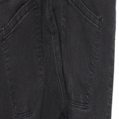 NEXT Womens Black  Denim Skinny Jeans Size 8 L24 in
