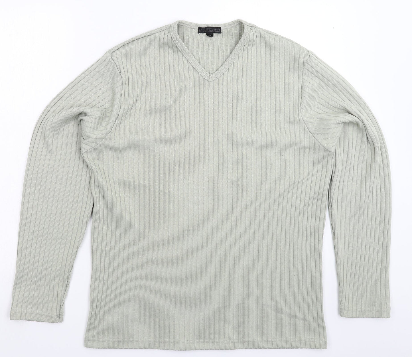 George Mens Green  Knit Pullover Jumper Size M