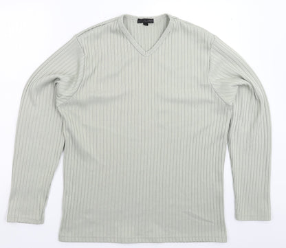 George Mens Green  Knit Pullover Jumper Size M