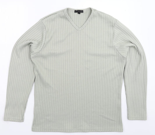 George Mens Green  Knit Pullover Jumper Size M
