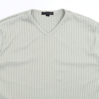 George Mens Green  Knit Pullover Jumper Size M