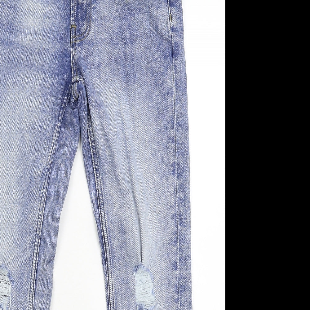 Burton Mens Blue  Denim Skinny Jeans Size 28 L28 in