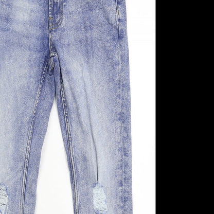 Burton Mens Blue  Denim Skinny Jeans Size 28 L28 in