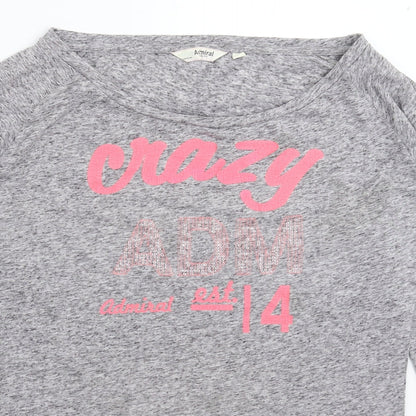 Admiral Womens Grey   Basic T-Shirt Size L