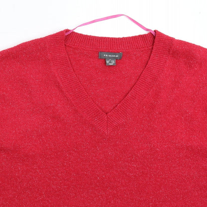 Primark Womens Pink  Knit Pullover Jumper Size 12  - Oversized