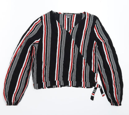 Primark Girls Multicoloured Striped  Basic Blouse Size 14-15 Years