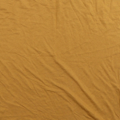Womens UK Size L Preworn Beige Basic T-Shirt