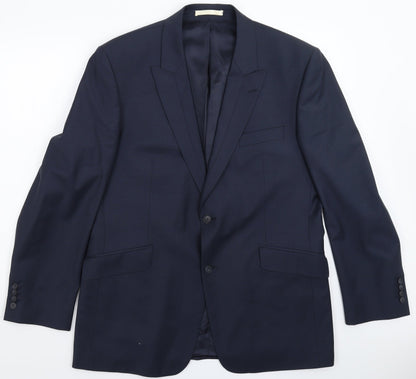 Mens UK Size 44 Limehaus Regular Blue Suit Jacket
