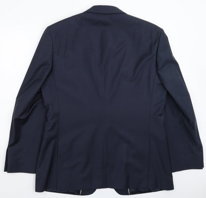 Mens UK Size 44 Limehaus Regular Blue Suit Jacket