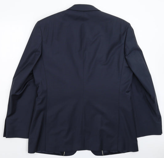 Mens UK Size 44 Limehaus Regular Blue Suit Jacket
