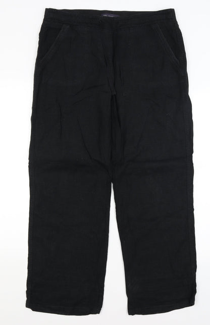 Womens UK Size 14 M&S Regular Fit  Black Trousers