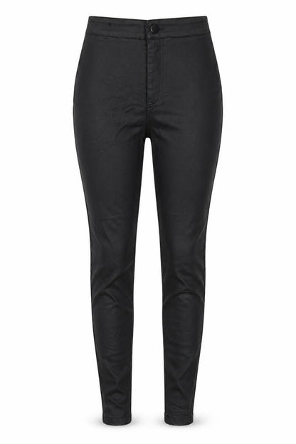 Womens UK Size 6 Boohoo Regular Fit  Black Trousers