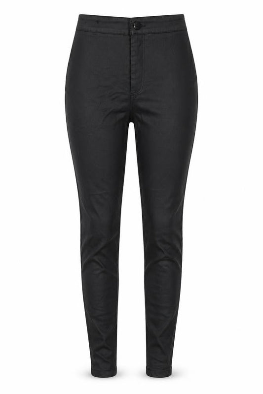 Womens UK Size 6 Boohoo Regular Fit  Black Trousers