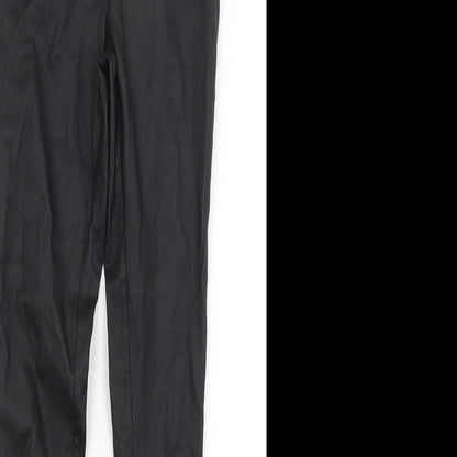 Womens UK Size 6 Boohoo Regular Fit  Black Trousers