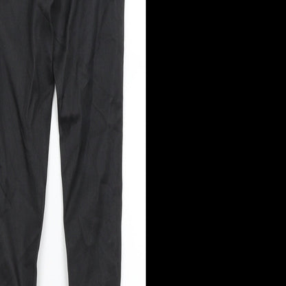 Womens UK Size 6 Boohoo Regular Fit  Black Trousers