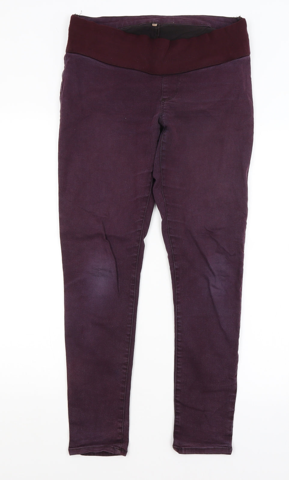 Topshop Womens Purple   Skinny Jeans Size 10 L28 in