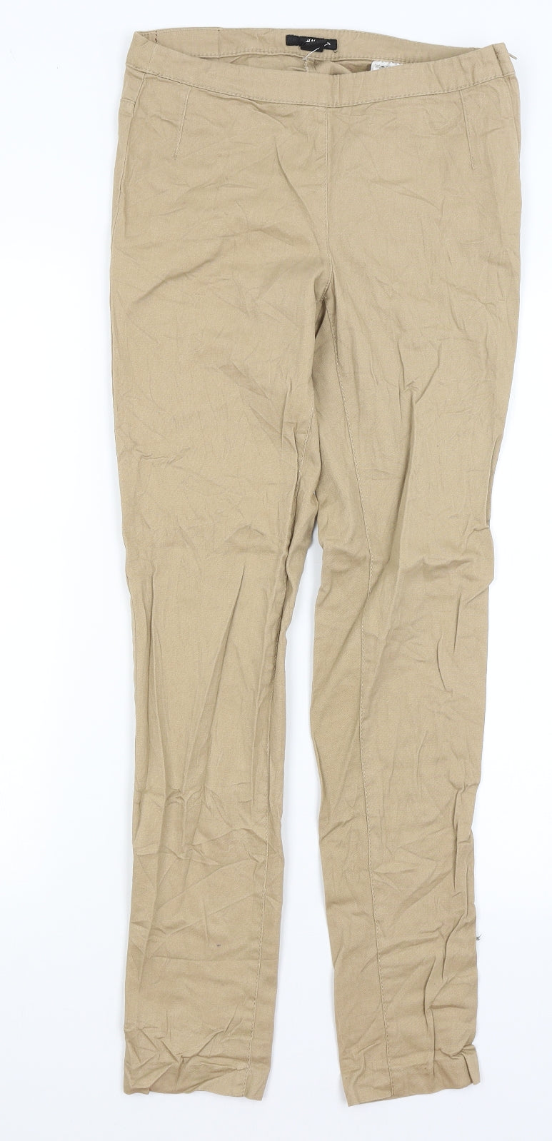 Womens UK Size 8 H&M Regular Fit Chino Brown Trousers