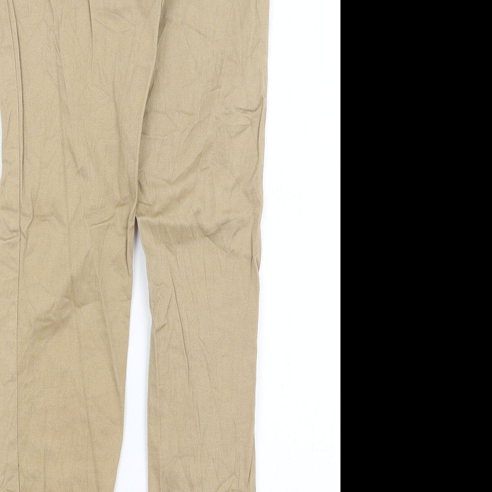 Womens UK Size 8 H&M Regular Fit Chino Brown Trousers