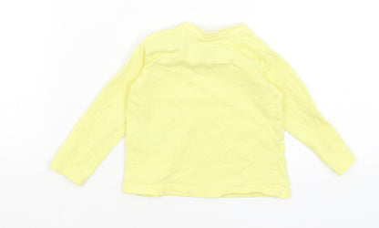Lupilu Baby Yellow   Basic T-Shirt Size 9-12 Months