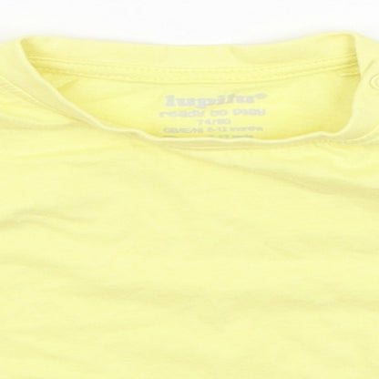 Lupilu Baby Yellow   Basic T-Shirt Size 9-12 Months