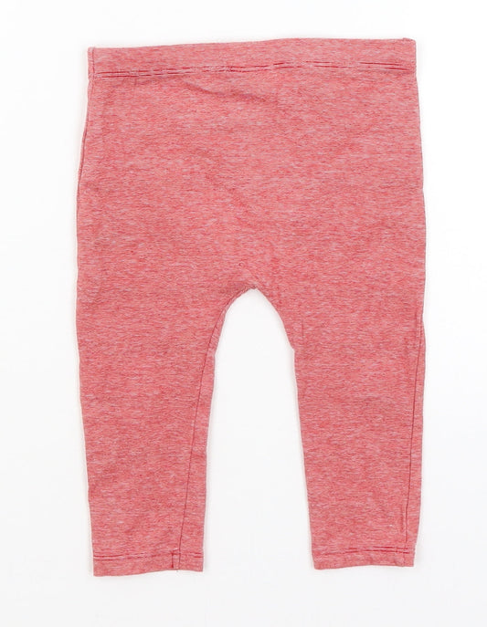 Fred & Flo Baby Red   Capri Trousers Size 9-12 Months