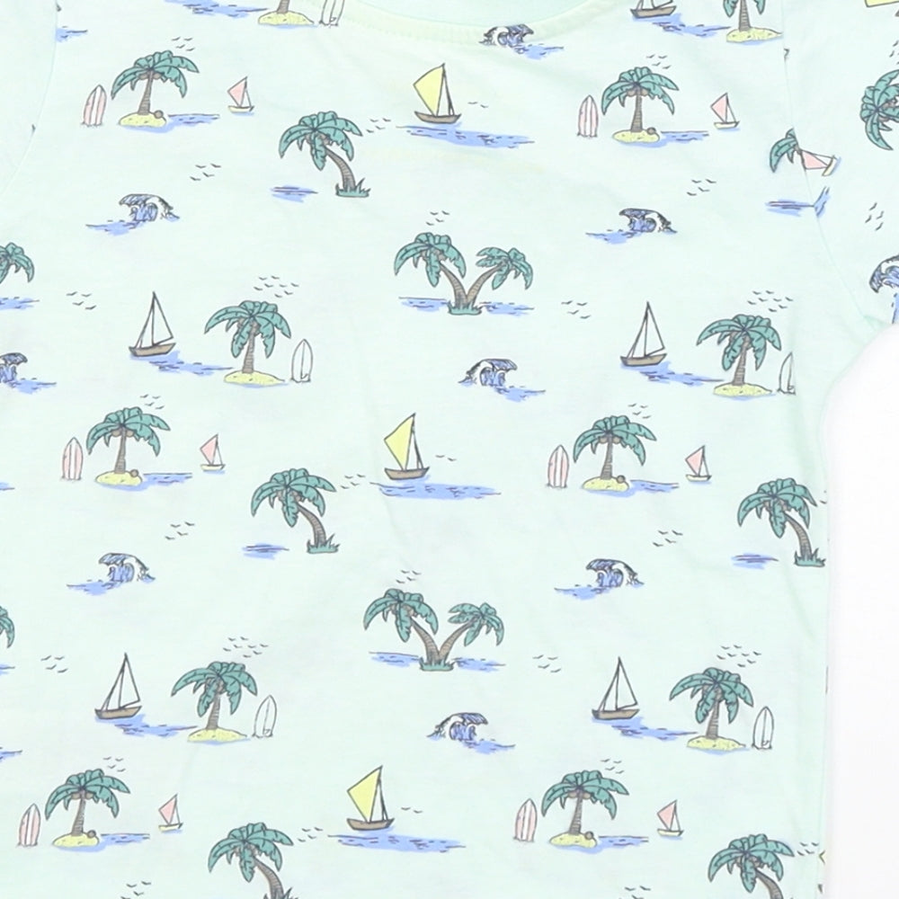 Primark Baby Blue   Basic T-Shirt Size 12-18 Months  - Islands