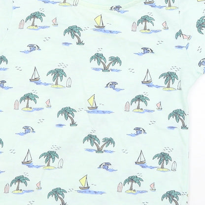 Primark Baby Blue   Basic T-Shirt Size 12-18 Months  - Islands