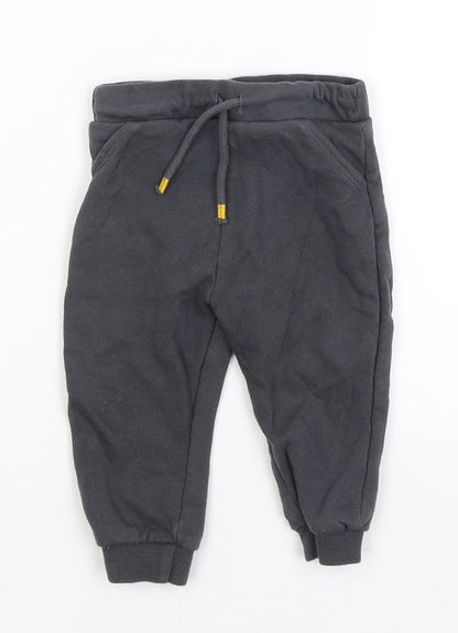 F&F Baby Grey   Jogger Trousers Size 9-12 Months