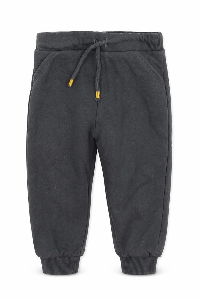 Front view of F&F Baby Grey Jogger Trousers, size 9-12, Months