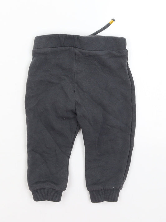 F&F Baby Grey   Jogger Trousers Size 9-12 Months