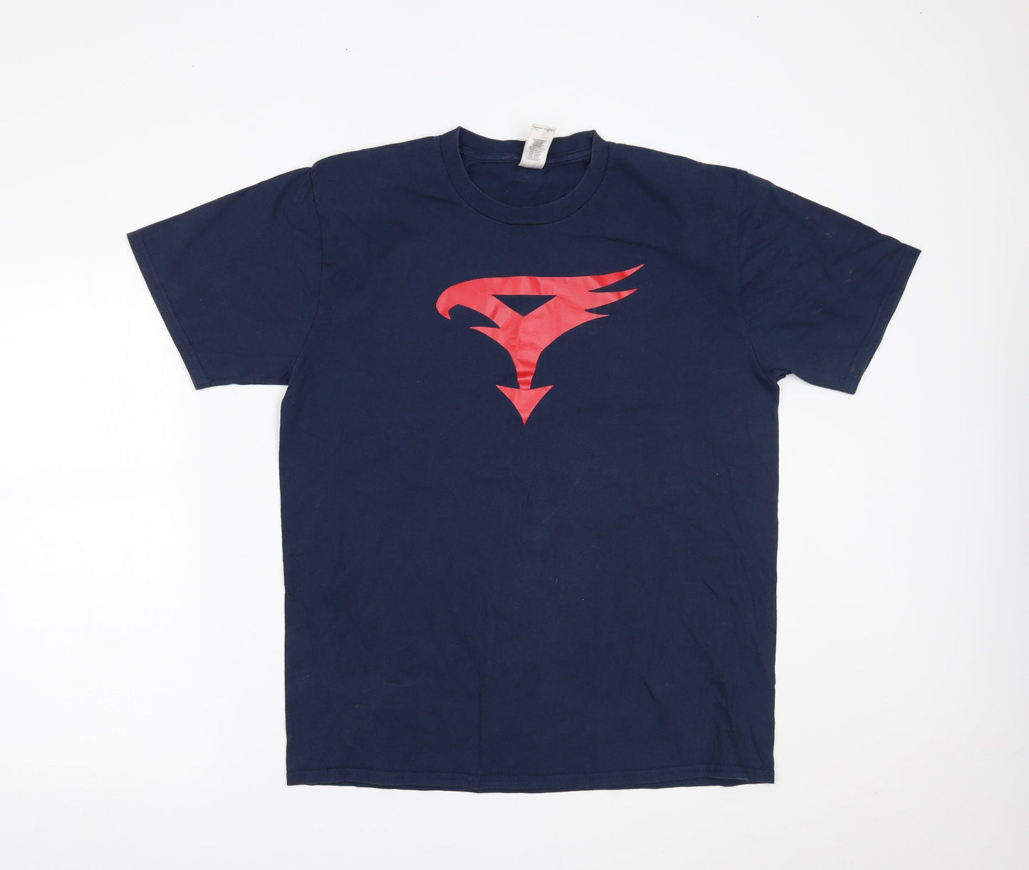 Mens UK Size L Gildan Blue  T-Shirt