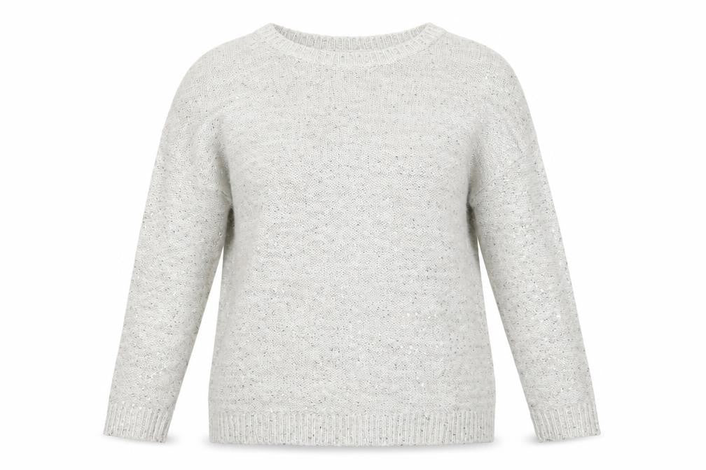 Womens UK Size 14 Marks and Spencer Ivory Pullover Jumper