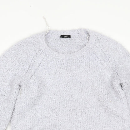 F&F Womens White   Pullover Jumper Size 10