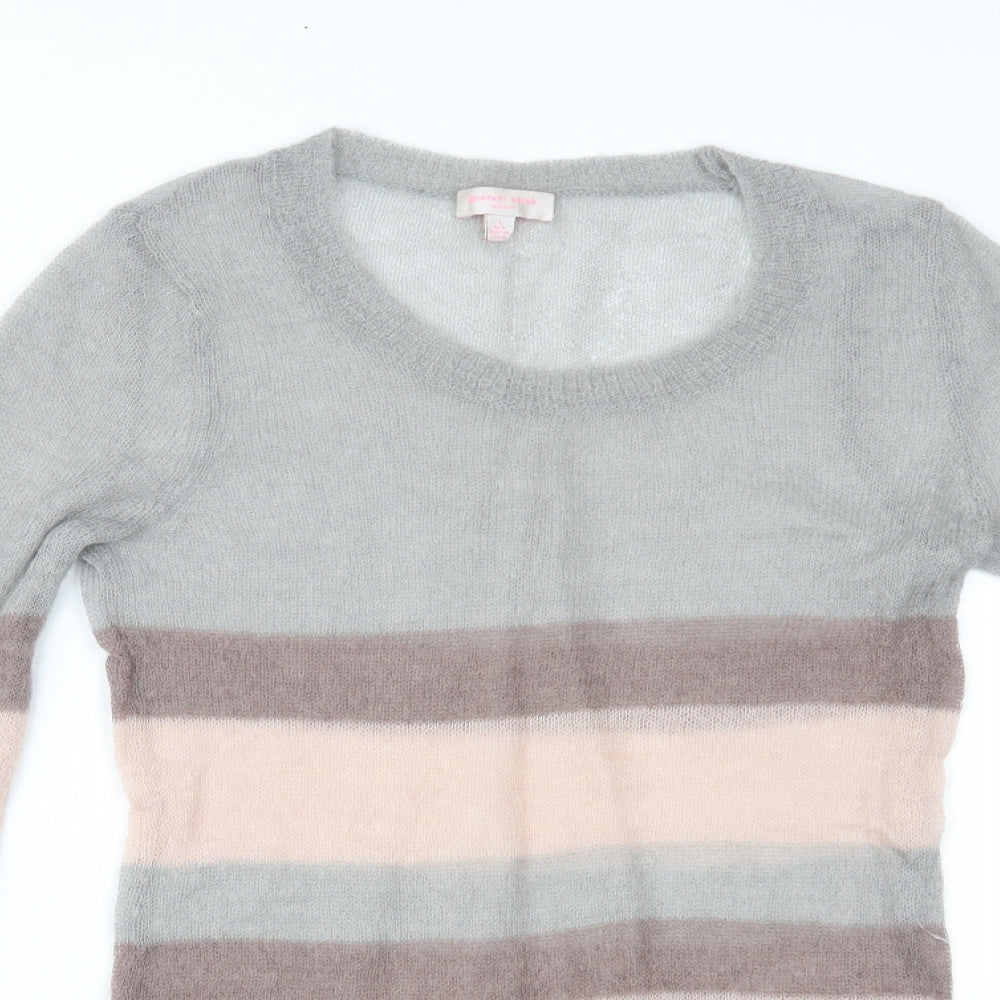 Womens UK Size L Gharani Strok Multicoloured Pullover Jumper