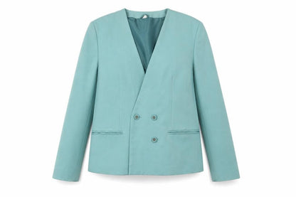 Womens UK Size 14 Preworn Blue Jacket