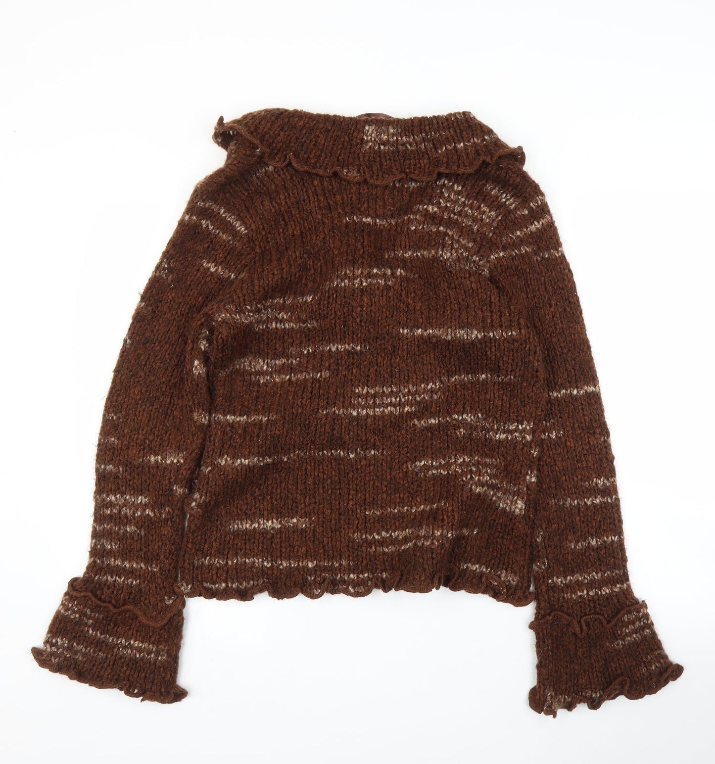 Womens UK Size M Casamia Brown Pullover Jumper