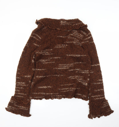 Womens UK Size M Casamia Brown Pullover Jumper