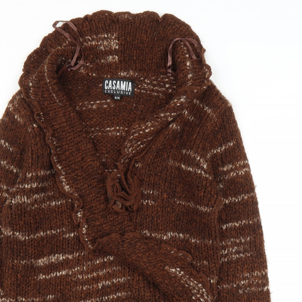 Womens UK Size M Casamia Brown Pullover Jumper