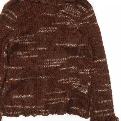Womens UK Size M Casamia Brown Pullover Jumper