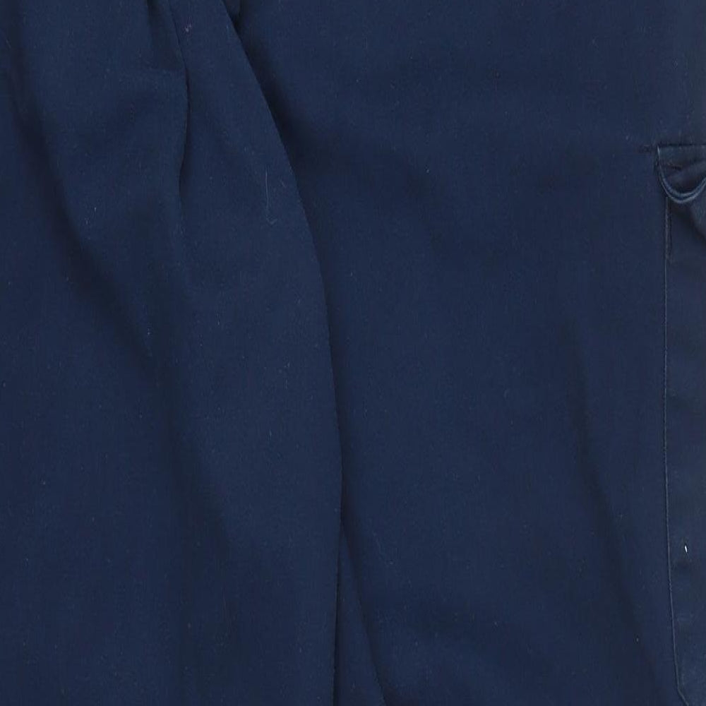 Mens UK Size 37 in Black Knight Regular Fit Carpenter Blue Trousers