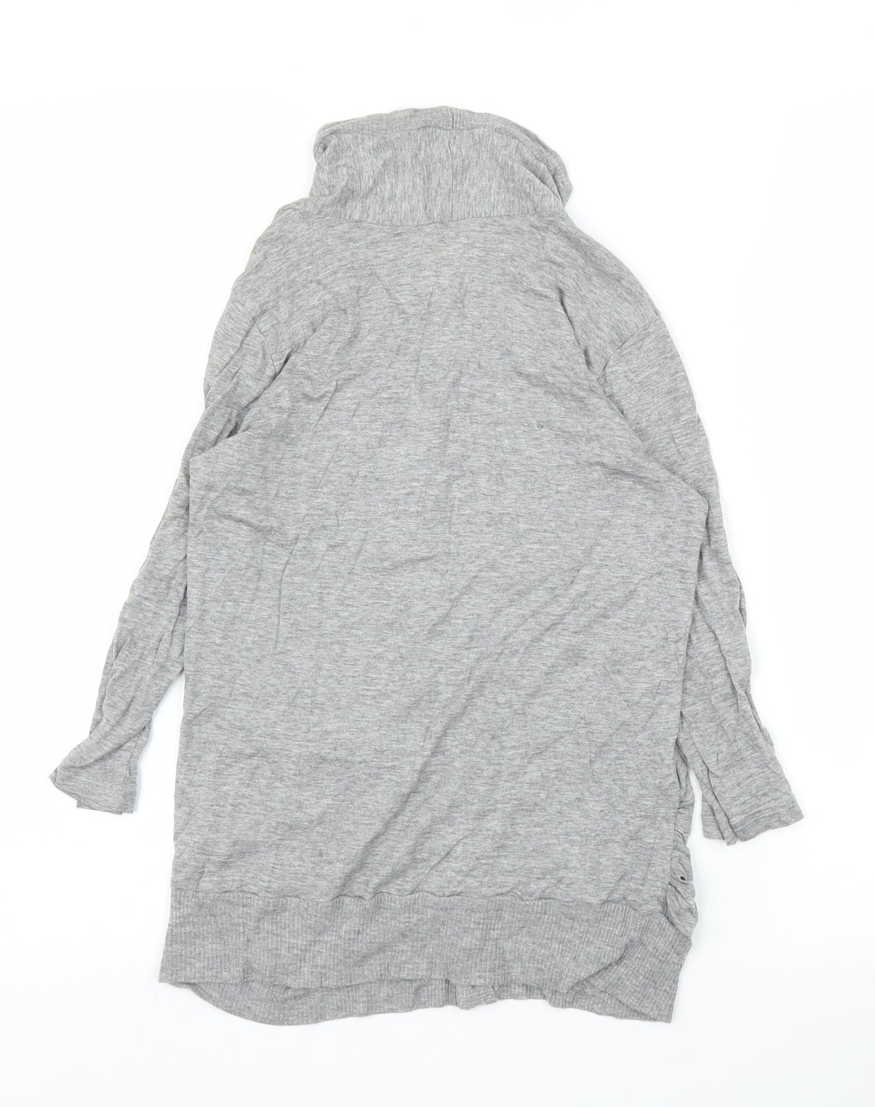 Womens UK Size 10 Topshop Grey Cardigan Jumper