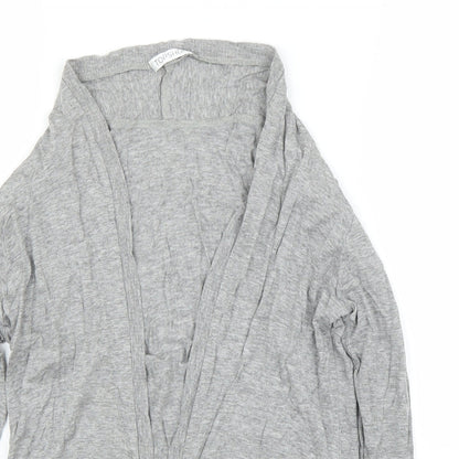 Womens UK Size 10 Topshop Grey Cardigan Jumper