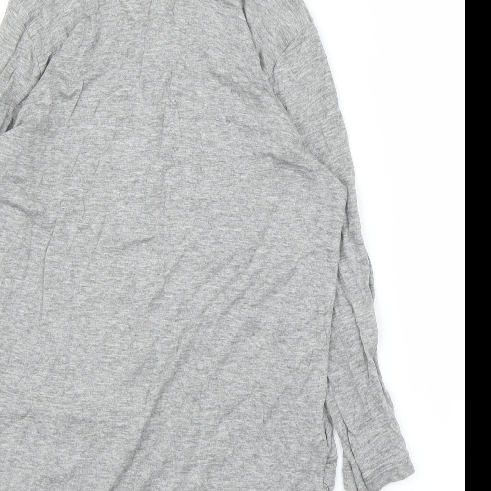 Womens UK Size 10 Topshop Grey Cardigan Jumper