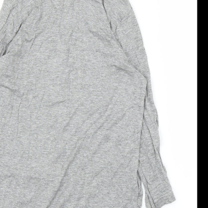 Womens UK Size 10 Topshop Grey Cardigan Jumper