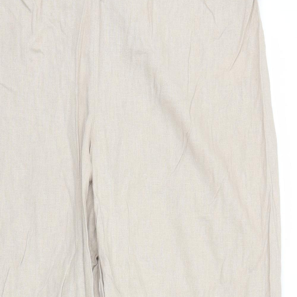 Womens UK Size 18 Evie Regular Fit  Beige Trousers
