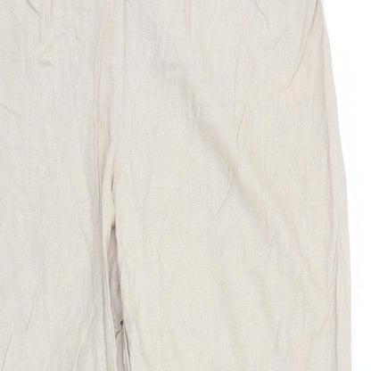 Womens UK Size 18 Evie Regular Fit  Beige Trousers