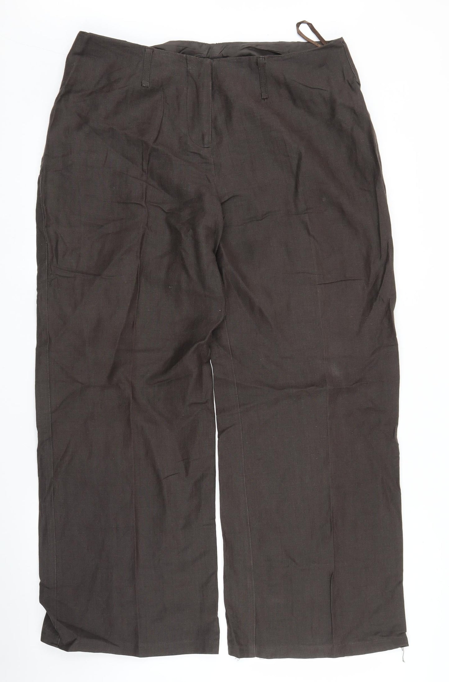 Womens UK Size 16 BM Regular Fit  Brown Trousers