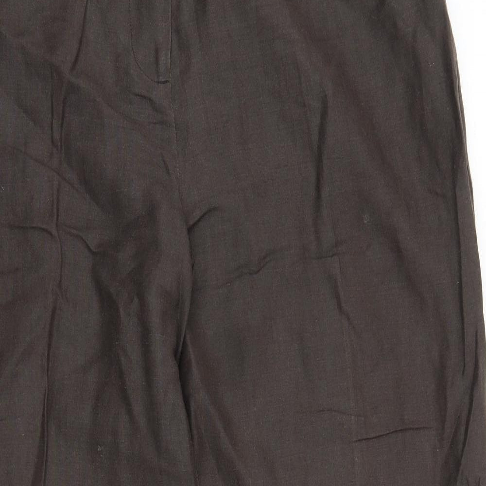 Womens UK Size 16 BM Regular Fit  Brown Trousers